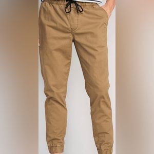 khaki joggers